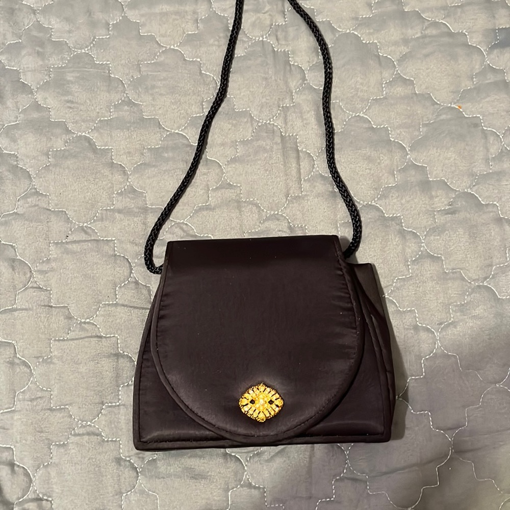 Beautiful evening bag. Navy blue